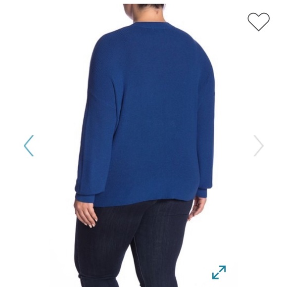 Abound Solid Tie Front Sweater - Picture 3 of 6